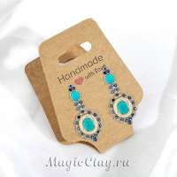 Бирки для украшений, цвет Крафт 120х45см, 1уп (50шт)