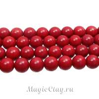 Коралл синтет. 10мм, 1нить (~38шт)