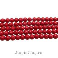 Коралл синтет. 5мм, 1нить (~84шт)