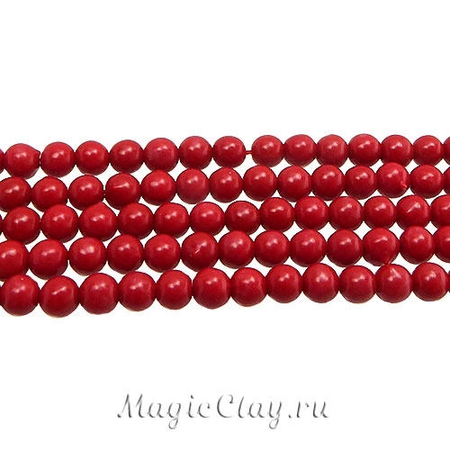 Коралл синтет. 5мм, 1нить (~84шт)