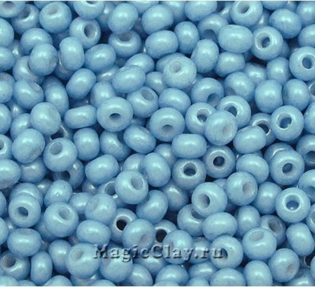 Бисер чешский 10/0 Пастельные тона, 16936 Blue, 50гр