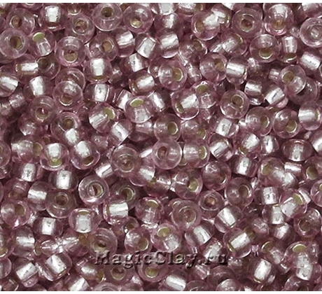 Бисер чешский 10/0 Кристалл, 78195 Lilac, 50гр