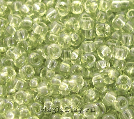 Бисер чешский 10/0 Кристалл, 01152 Yellow-Green, 41гр