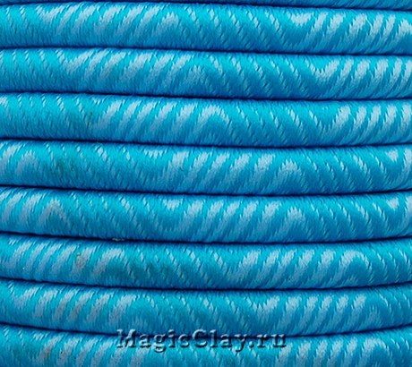 Шнур Кантри 5мм Голубой, 1 метр