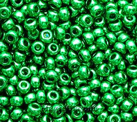 Бисер чешский 10/0 Металлик, 18356 Green, 41гр