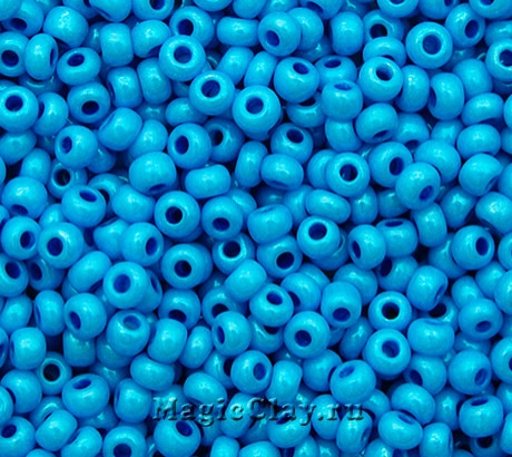 Бисер чешский 10/0 Пастельные тона, 16336 Blue, 41гр