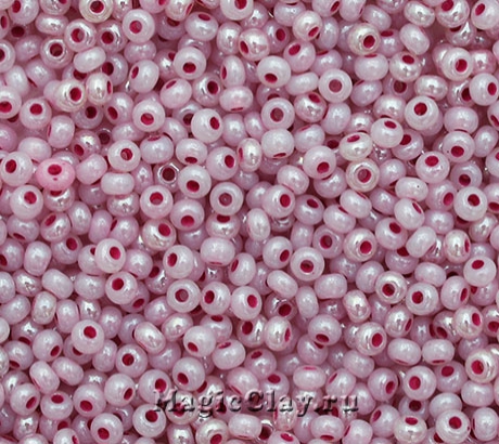 Бисер чешский 10/0 Алебастр, 37325 Pearl Light Lilac Pink, 41гр