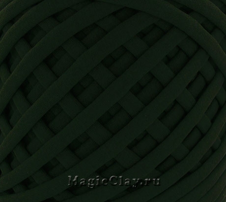Трикотажная пряжа Biskvit, цвет Зеленый Темный, 10 метров