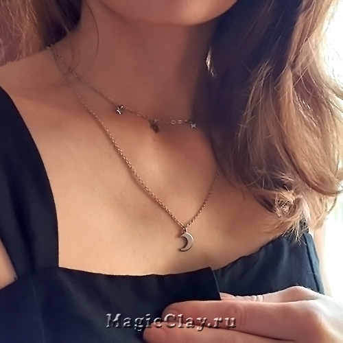 Цепочка Якорная 2,5x2мм, спаяны, сталь, 1м