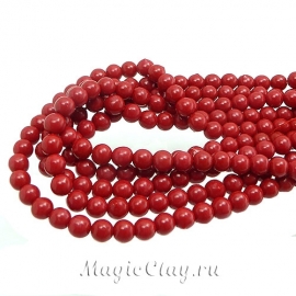 Коралл синтет. 5мм, 1нить (~84шт)