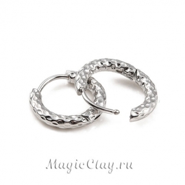 Швензы Бублики Текстура 15мм, сталь, 1пара