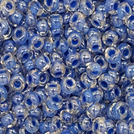 Бисер чешский 10/0 Кристалл, 38638 Blue, 50гр