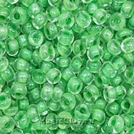 Бисер чешский 10/0 Кристалл, 38657 Light Green, 50гр
