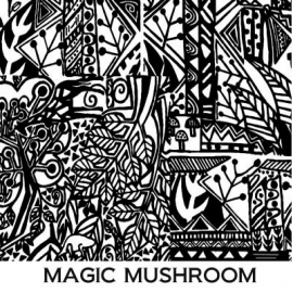 Pixie Art Stamps текстурный лист Magic Mushroom