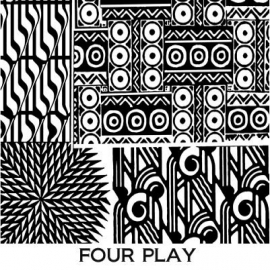 Pixie Art Stamps текстурный лист Four Play