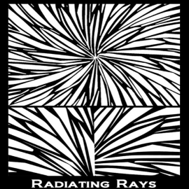 Silk Screen трафарет Radiating Rays