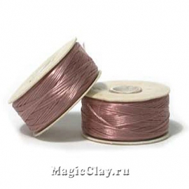 Нить NYMO для бисероплетения, размер D, цвет Розовый Лиловый