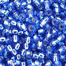 Бисер чешский 10/0 Прозрачный, 37030 Light Sapphire, 41гр