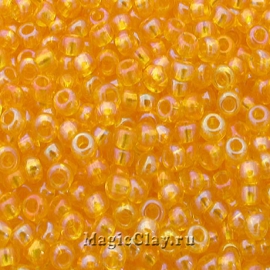 Бисер чешский 10/0 Прозрачный, 81010 Yellow, 41гр