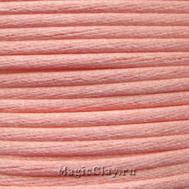 Шнур нейлоновый 2мм Лососевый Светлый, 5 метров