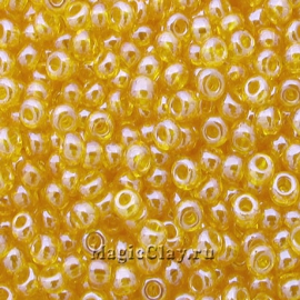 Бисер чешский 10/0 Прозрачный, 86060 Light Orange, 41гр