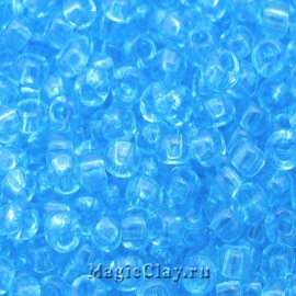 Бисер чешский 8/0 Прозрачный, 60000 Light Aquamarine, 50гр