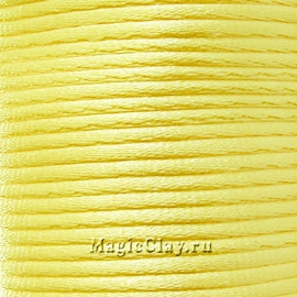 Шнур нейлоновый 2мм Жёлтый Лимонный, 5 метров