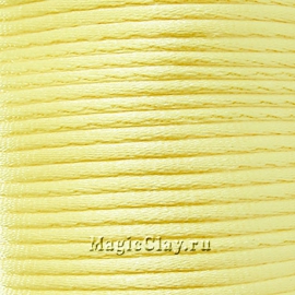 Шнур нейлоновый 2мм Жёлтый Светлый, 5 метров