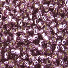 Бисер чешский 10/0 Прозрачный, 27010 Light Amethyst, 41гр