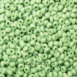 Бисер чешский 10/0 Пастельные тона, 03163 Olive Green, 41гр