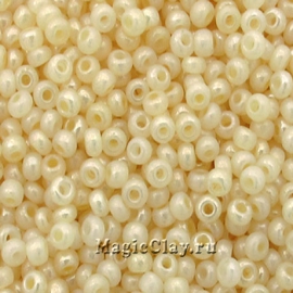 Бисер чешский 11/0 Алебастр, 47113 Light Gold, 41гр