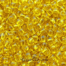 Бисер чешский 11/0 Прозрачный, 80010 Yellow, 41гр