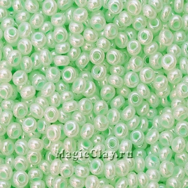 Бисер чешский 10/0 Алебастр, 37152 Pearl Pale Green, 41гр