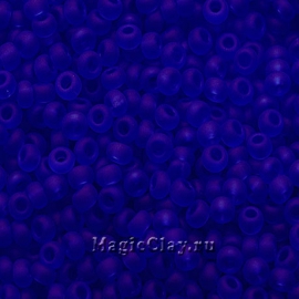 Бисер чешский 10/0 Прозрачный, 30050matt Sapphire, 41гр