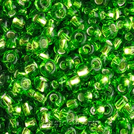 Бисер чешский 10/0 Прозрачный, 57430 Chartreuse, 41гр