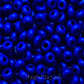 Бисер чешский 8/0 Непрозрачный, 33050 Medium Blue, 50гр