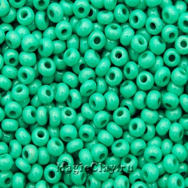 Бисер чешский 10/0 Пастельные тона, 16358 Green, 41гр