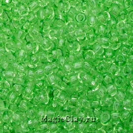 Бисер чешский 10/0 Кристалл, 01254 Light Green, 41гр