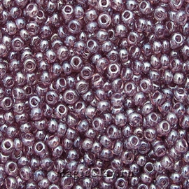 Бисер чешский 10/0 Прозрачный, 26010 Light Amethyst, 41гр