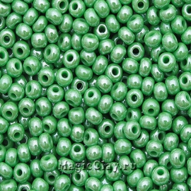 Бисер чешский 10/0 Непрозрачный, 58210 Light Green, 41гр