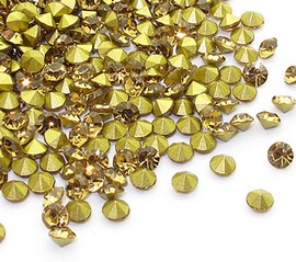 Стразы конусные SS4 (1,5-1,6мм), цвет Бежевый, 1уп (~710шт)