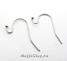 Швензы крючки с шариком 11х22мм, цвет стальной, 40шт